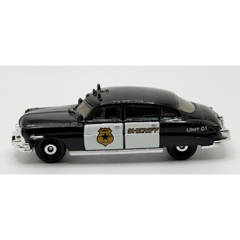 Matchbox 1951 Hudson Hornet Sheriff Mbx Car Valley Black/White Loose 2016‎